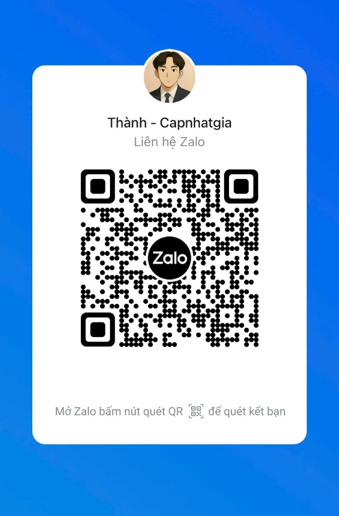Mã QR Zalo hỗ trợ CapNhatGia